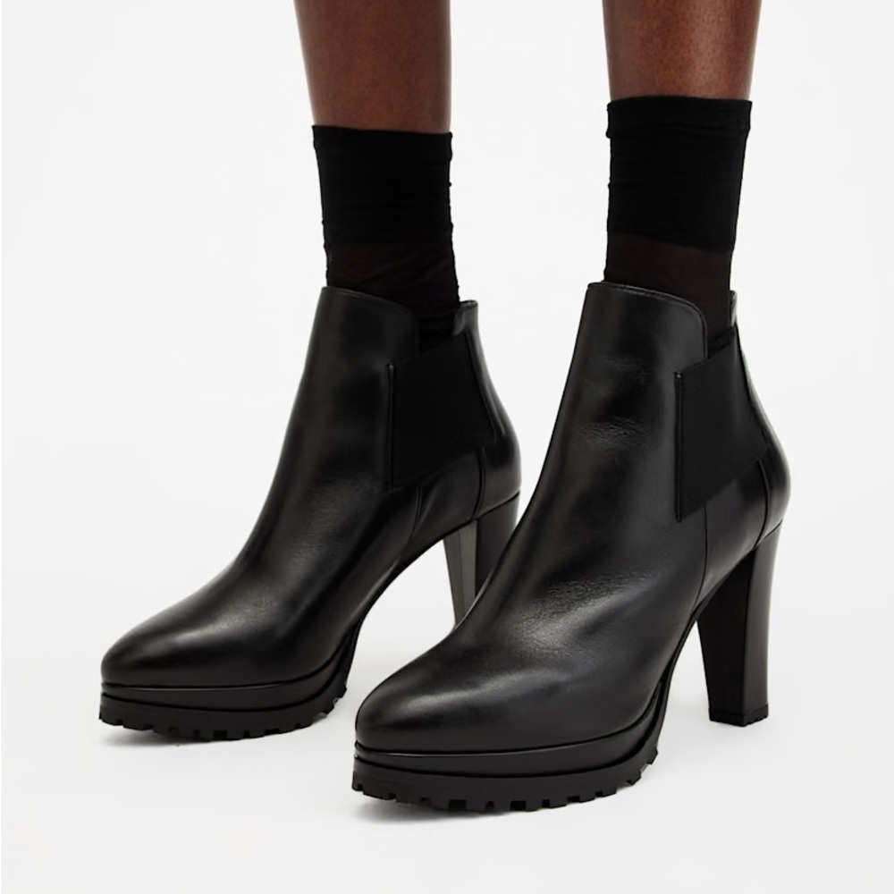 All Saints Sarris Leather Boot 8M